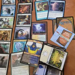 Custom Commander MTG Deck Magic = Toxic Poison infect themed White Blue Level 1 - Image 5