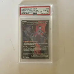 Pokemon Team Rocket's Mewtwo EX 231/182 Destined Rivals PSA Special Illustratio… - Image 1