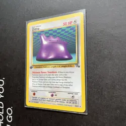 Pokemon Ditto 18/62 Fossil Non Holo Rare LP+ WOTC Vintage - Image 3