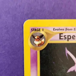 Pokemon Espeon 20/75 Neo Discovery Rare Stage 1 Regular 70 HP Quick Attack - Image 3