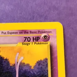 Pokemon Espeon 20/75 Neo Discovery Rare Stage 1 Regular 70 HP Quick Attack - Image 4