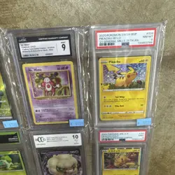 Lot of 12x POKEMON GRADED SLABS BULK LOT PSA CGC TAG DEGREE BCCG PIKACHU $255 - Image 3