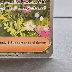 Pokemon Wally's Compassion 186/132 Me01: Mega Evolution Holo NM - Image 5