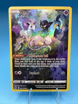 2023 Pokemon Sword & Shield Crown Zenith Galarian Gallery Mew #GG10/GG70 - Image 1