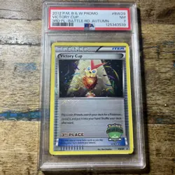 2012 POKEMON B&W PROMO 3RD PLACE-BATTLE ROAD Autumn #BW29 VICTORY CUP PSA 7 - Image 1