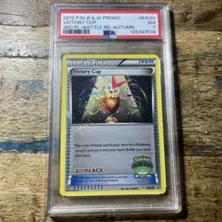 2012 POKEMON B&W PROMO 3RD PLACE-BATTLE ROAD Autumn #BW29 VICTORY CUP PSA 7 - Image 3