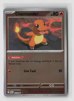 Charmander #011/094 Me02 Phantasmal Flames Common Reverse Holo Pokemon TCG NM - Image 1