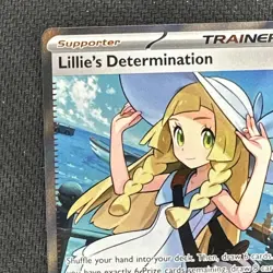 Pokemon TCG Lillie's Determination Trainer Ultra Rare Full Art Holo 169/132 Eng… - Image 3