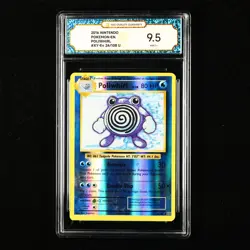TQG 9.5 MINT+ 2016 Pokemon ENG Poliwhirl #XY-Ev 24/108 U - Image 1