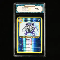 TQG 9.5 MINT+ 2016 Pokemon ENG Poliwhirl #XY-Ev 24/108 U - Image 2