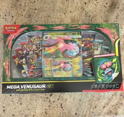Pokemon Mega Venusaur EX Premium Collection Box Booster Promo Oversized 2016 - Image 1