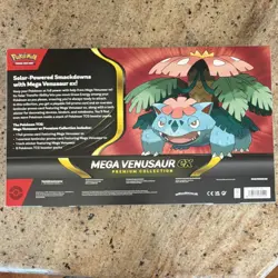 Pokemon Mega Venusaur EX Premium Collection Box Booster Promo Oversized 2016 - Image 2