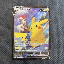 Pikachu V - TG16/TG30 - Lost Origin: Trainer Gallery - Ultra Rare - Pokemon TCG - Image 1