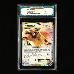 TQG 8 NM-MT 2016 Pokemon ENG Pidgeot ex #XY-Ev 64/108 Holo EX - Image 2