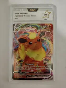 Carte Pokemon - Pyroli VMAX 018/203 - Evolution Celeste EB07 PCA9.5 - Image 1
