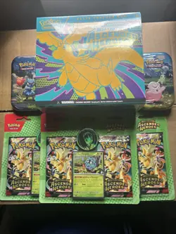 Lot of 6 Pokemon TCG Ascended Heroes ETB And 2 Mini Tins + (3) 2 Pack Blisters - Image 1