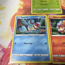 Pokemon GO TCG - Squirtle, Charmander, Bulbasaur Pin set Promos - Image 4