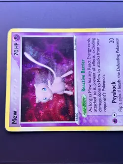 2006 Pokemon TCG - Mew 4/17 - POP Series - Holo Rare MP SWIRL - Image 5