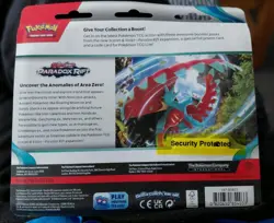 Pokemon TCG Paradox Rift Triple Pack Blister Cetitan - 3 Booster Packs & Promo - Image 4