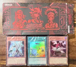 YUGIOH LEGENDARY 5D's (L5DD) DECKS BOX SET | Open Box | 3 Decks | Two Sealed - Image 1