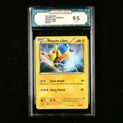 TQG 9.5 MINT+ 2016 Pokemon ENG Pikachu Libre #30/30 - Image 1