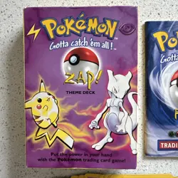 Pokemon TCG Zap! Theme Deck - 1999 WoTC - Near Complete - Image 2