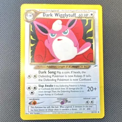 Pokemon Dark Wigglytuff 40/105 Neo Destiny 2000 Stage 1 60 HP Uncommon English - Image 1