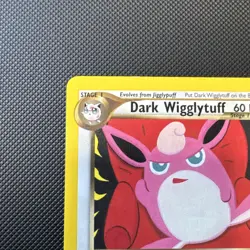 Pokemon Dark Wigglytuff 40/105 Neo Destiny 2000 Stage 1 60 HP Uncommon English - Image 3