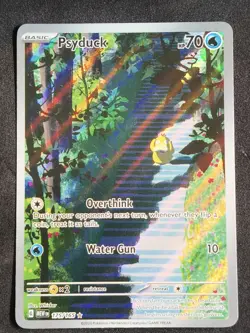 Pokemon Scarlet & Violet 151 Psyduck 175/165 Illustration Rare LP - Image 1