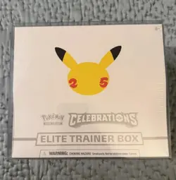 Pokemon 25th Anniversary Celebrations Elite Trainer Box ETB - Sealed, No Tears - Image 1