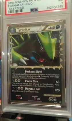 TYRANITAR PRIME - HOLO #88 PSA 7 POKEMON HG SS UNLEASHED 2010 - Image 2