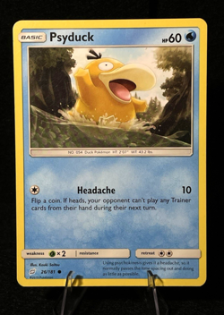 Pokemon Psyduck 26/181 SM Team Up Regular Water LP TCG - Image 1