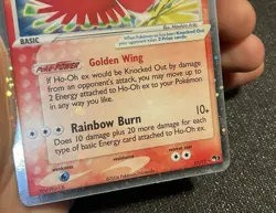Pokemon TCG Ho-Oh EX 17/17 Pop Series 3, 2006 HEAVY HOLOBLEED LP+/NM-Vintage - Image 3