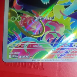 Pokemon Ivysaur Me01 Mega Evolution Illustration Rare Holo 134/132 2025 HP 110 - Image 2