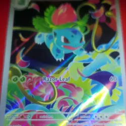 Pokemon Ivysaur Me01 Mega Evolution Illustration Rare Holo 134/132 2025 HP 110 - Image 3