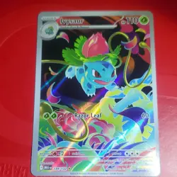 Pokemon Ivysaur Me01 Mega Evolution Illustration Rare Holo 134/132 2025 HP 110 - Image 4