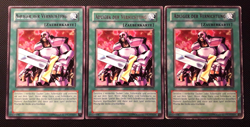 Yu-Gi-Oh! 3x Adliger der Vernichtung, PSV-G035, Rare, 2. A., Deutsch, EX/GD/LP - Image 1