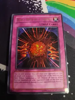 Yugioh Blast Held By A Tribute DCR-104 Ultra Rare LP - Image 1
