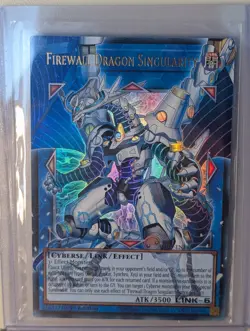 YuGiOh! Firewall Dragon Singularity RA05-EN146 Overframe EXTENDED ART RARITY 5 - Image 1