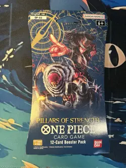 Pillars Of Strength OP-03 English Sleeved Booster Pack (One Piece Blister) - Image 1