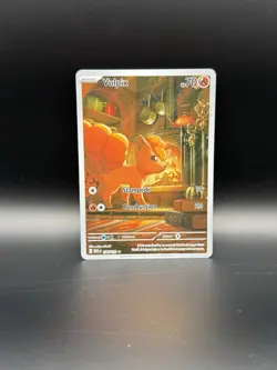 Pokemon TCG Vulpix Illustration Rare Card 138/132 Mega Evolution - Image 1