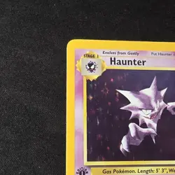 Pokemon TCG Haunter 1st Edition Holo Card Fossil, 6/62, Holographic Rare - MP - Image 4
