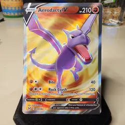 Aerodactyl V 179/196 - Lost Origin Rare Ultra Pokemon TCG - LP Card - Image 1