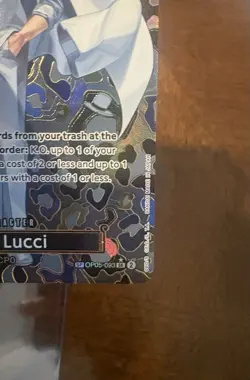 One Piece Rob Lucci OP05 Holo SR SP Character Card OP05-093 6000 Power Bandai - Image 5