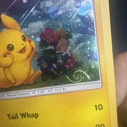 Pikachu - SM86 - Black Star Promo - Cosmos Holo Promo With Swirl - Pokemon Card - Image 2