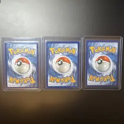 Pokemon Pikachu Base Set 3 Cards 58/102 Wizards of the Coast Thunder Jolt - Image 2