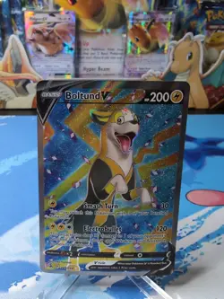 Boltund V - 249/264 - Pokemon Fusion Strike Sword & Shield Full Art Rare Card NM - Image 1
