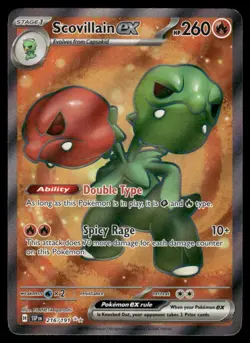 Pokemon Cards Scovillain ex 216/191 Surging Sparks Ultra Rare NM - Image 1