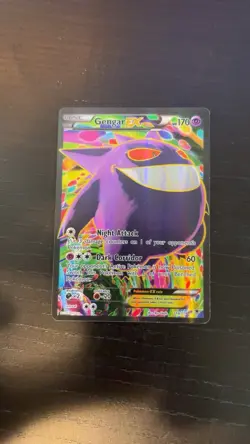 Pokemon Mega Gengar EX TCG 114/119 XY Phantom Forces Holo Ultra Rare Card - Image 1