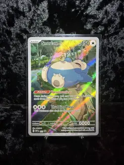 Snorlax 151 SVP 051 Black Star Promo Pokemon Card - Image 1
